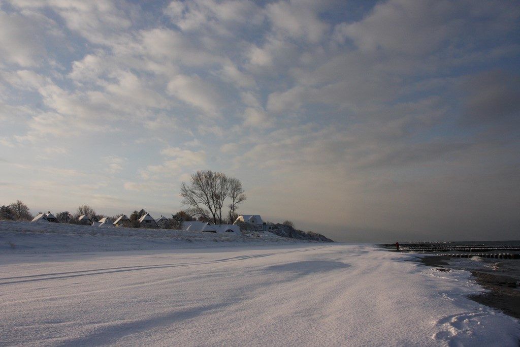Winter am Stradn von Ahrenshoop
