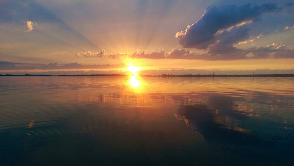 Sonnenuntergang Bodden