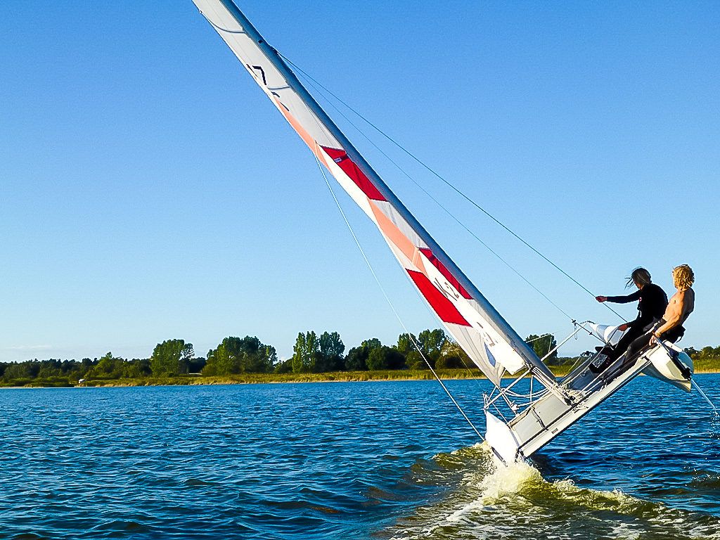 Catamaran in Action