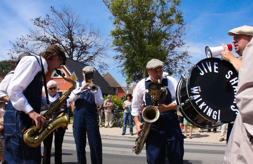 Jazzmusiker auf der Straße