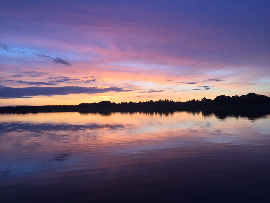 Sonnenuntergang Bodden Fischland-Darß-Zingst