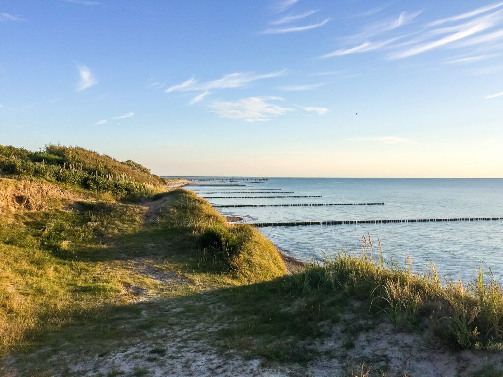 Blick von der Steilküste Ahrenshoop